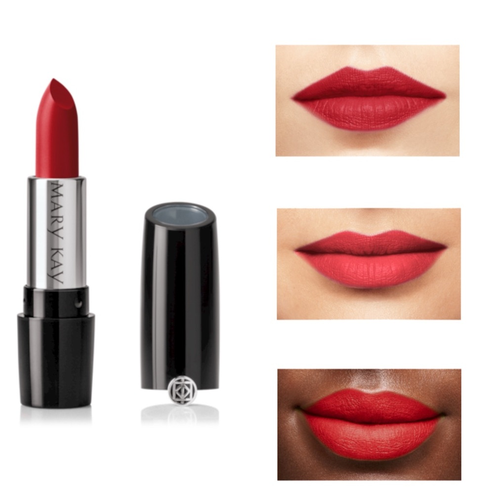 NEW Mary Kay Red Stiletto Gel Semi-Matte Lipstick